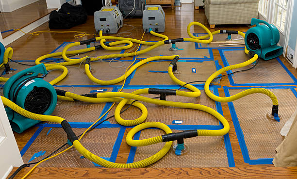 Professional Flood Damage Restoration technician working in Damascus, OR